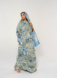 Ismahan Blue Baati Set