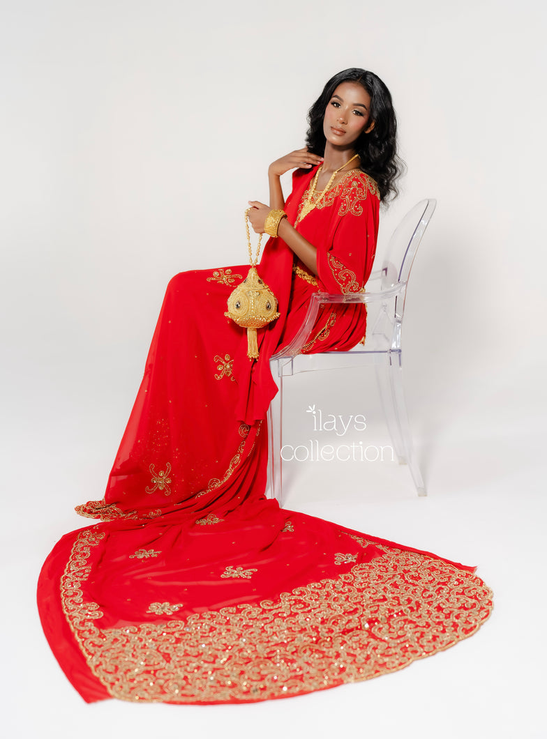 Red Bridal Dirac